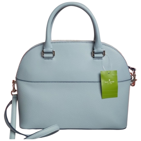 Kate Spade Grove Street Carli Blue Dawn Satchel And Wallet - Picture 2 of 7